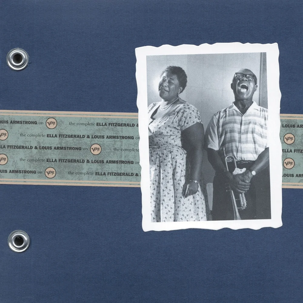 Album cover for A Fine Romance by Ella and Louis